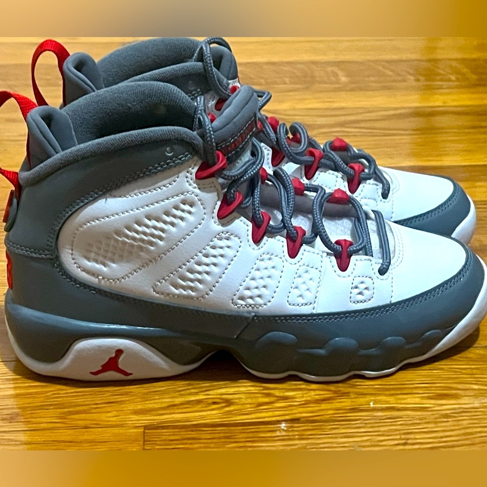 2022 Air Jordan 9 Retro GS “Fire Red” Sneakers